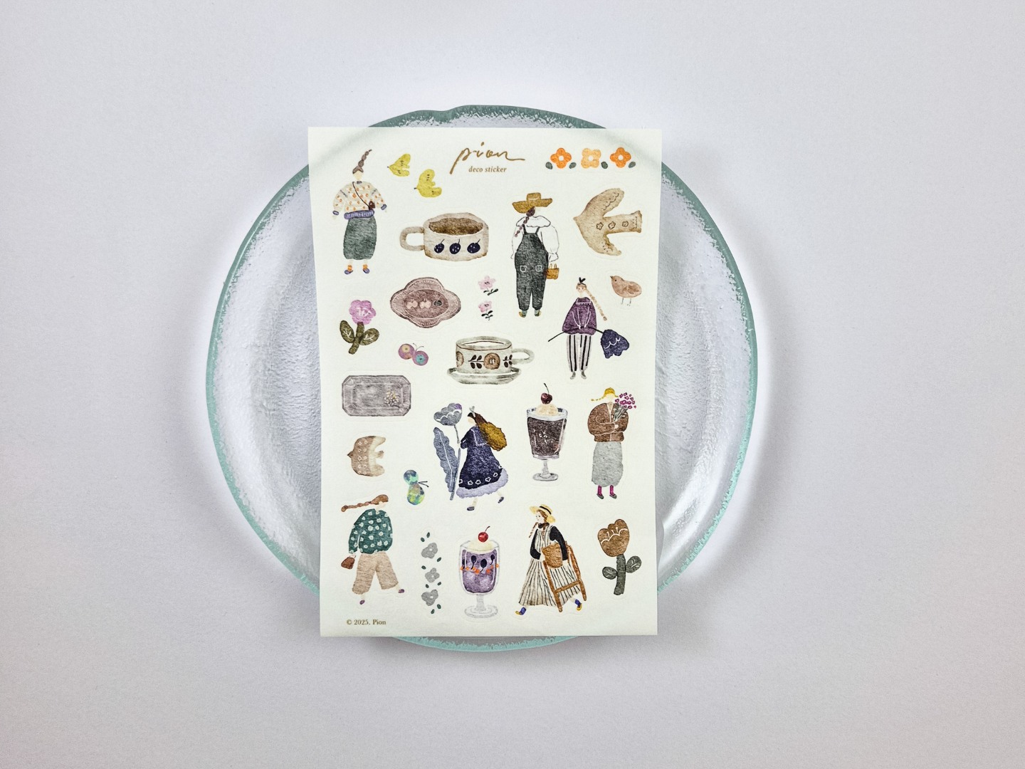 Pion Washi Stickers 1 Sheet - Artsy