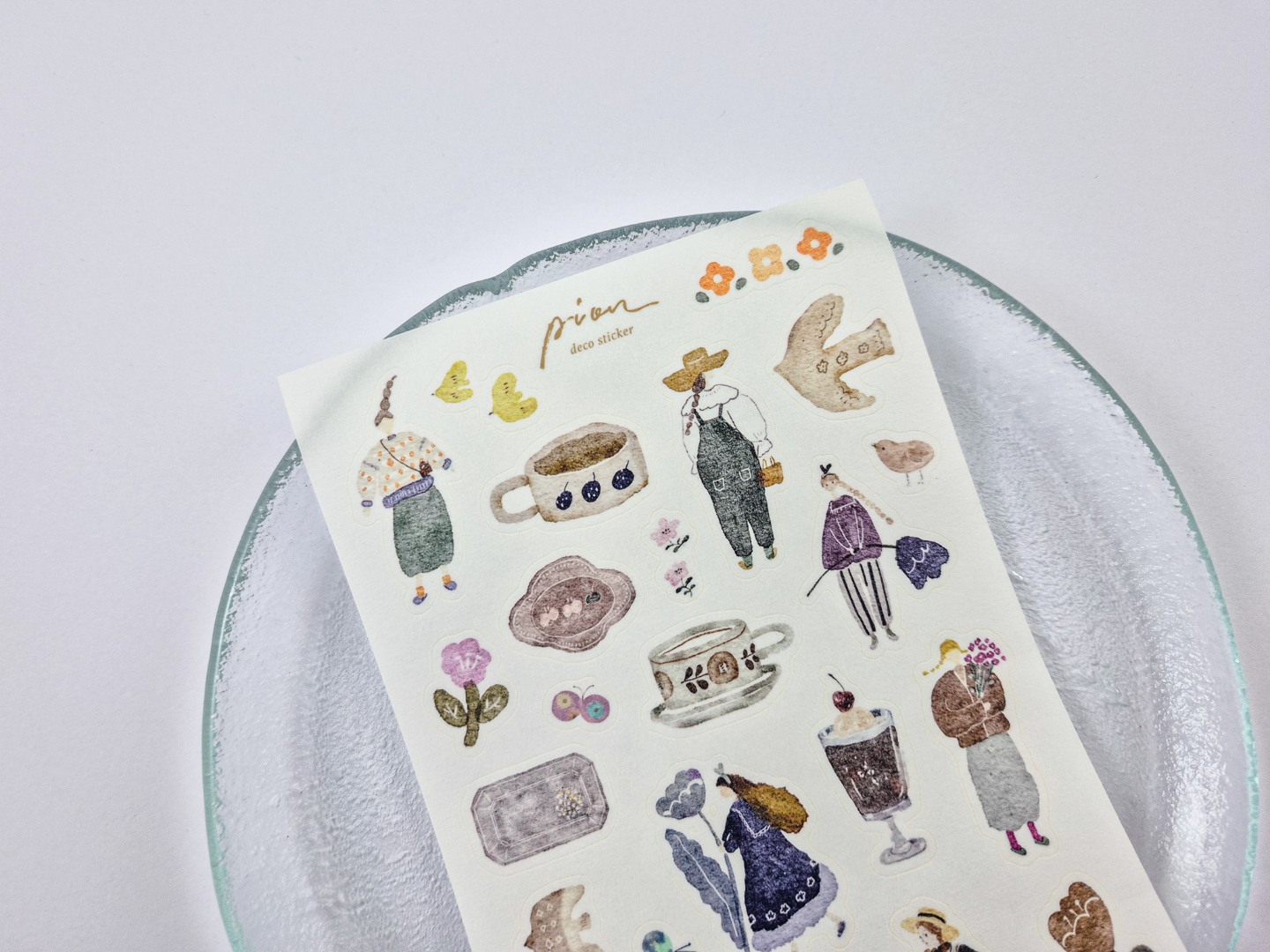 Pion Washi Stickers 1 Sheet - Artsy