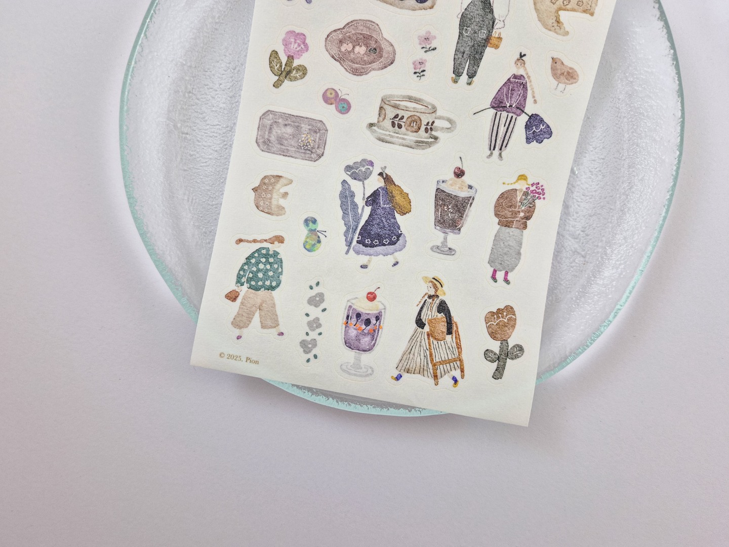 Pion Washi Stickers 1 Sheet - Artsy