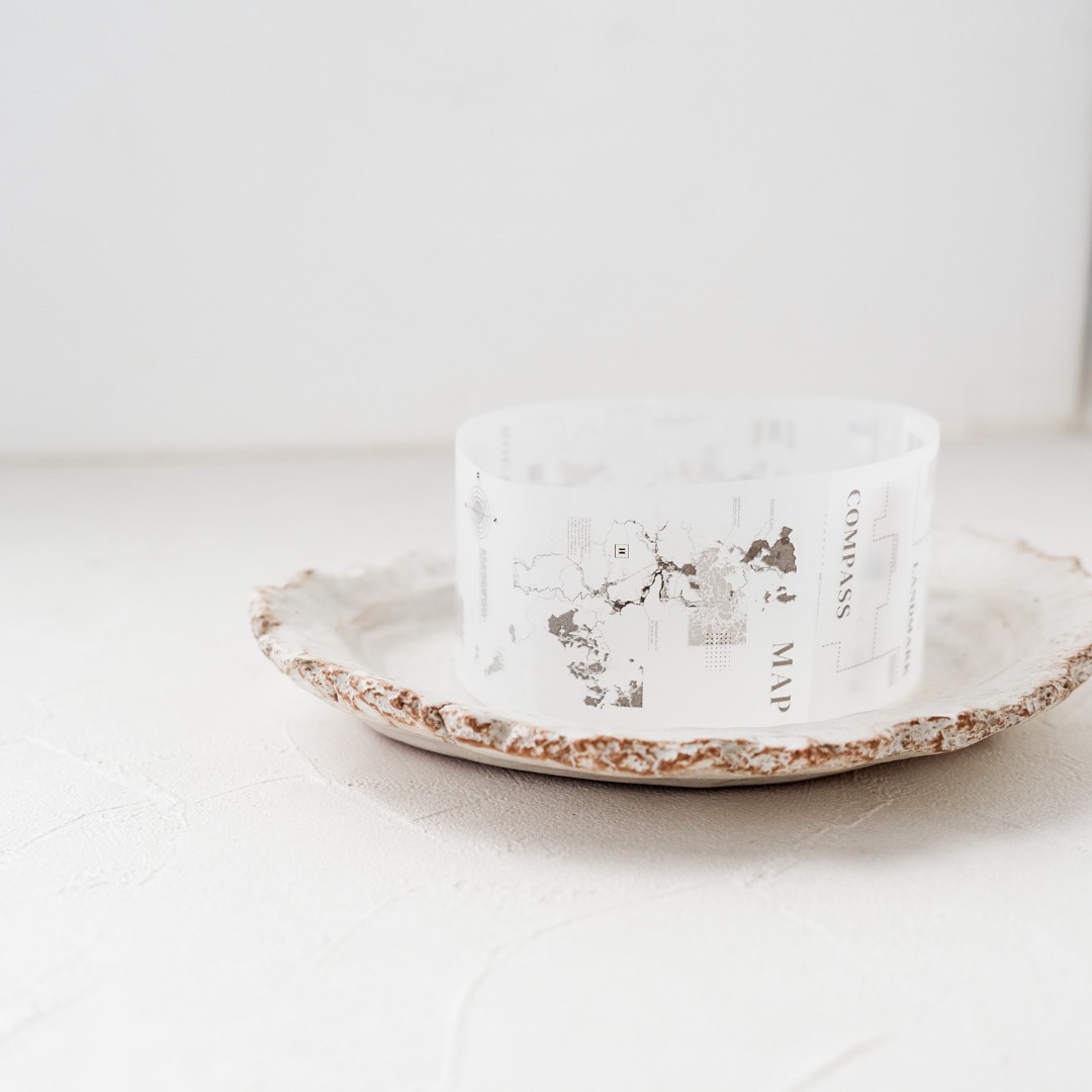 Stationery Instinct Matte PET Tape - Map