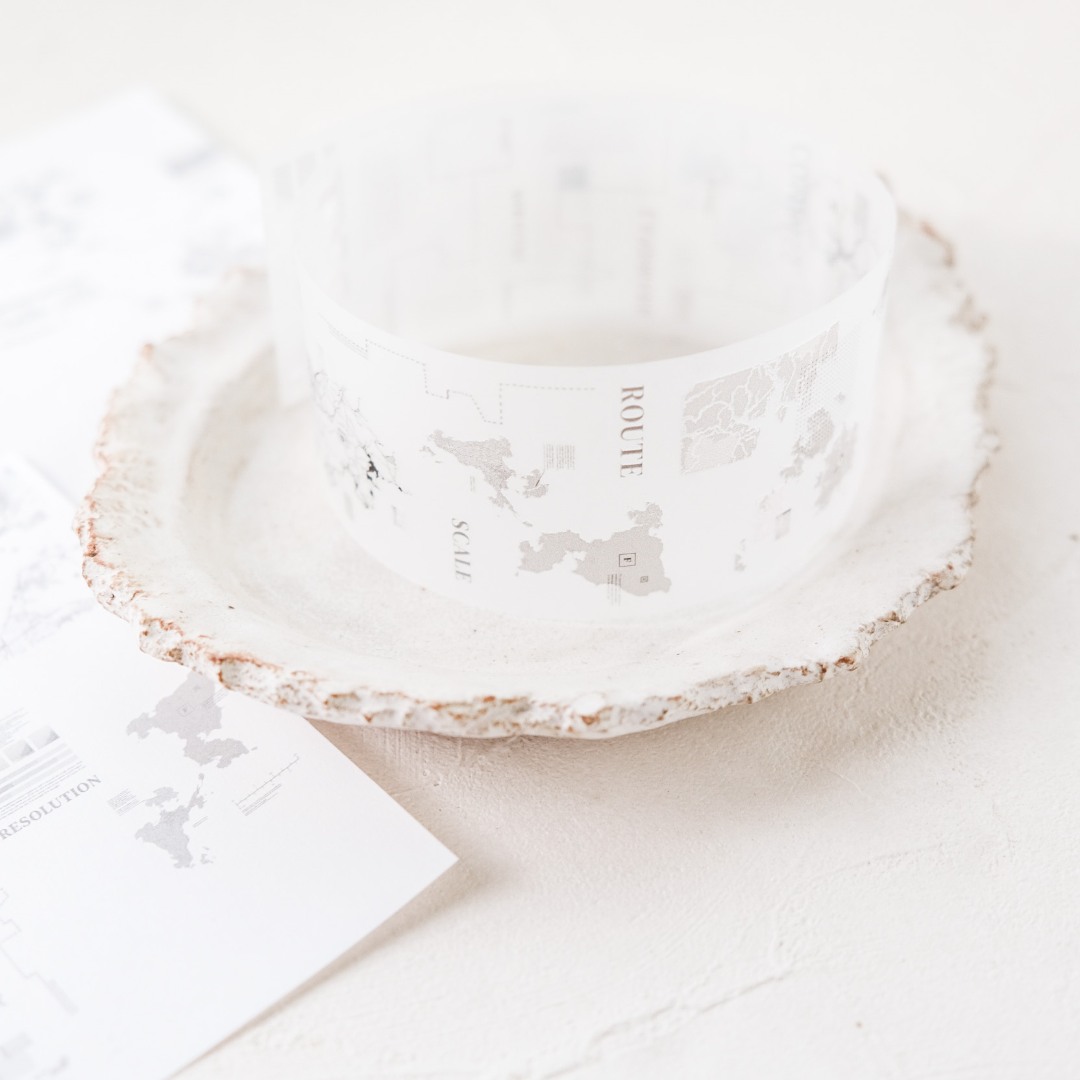 Stationery Instinct Matte PET Tape - Map