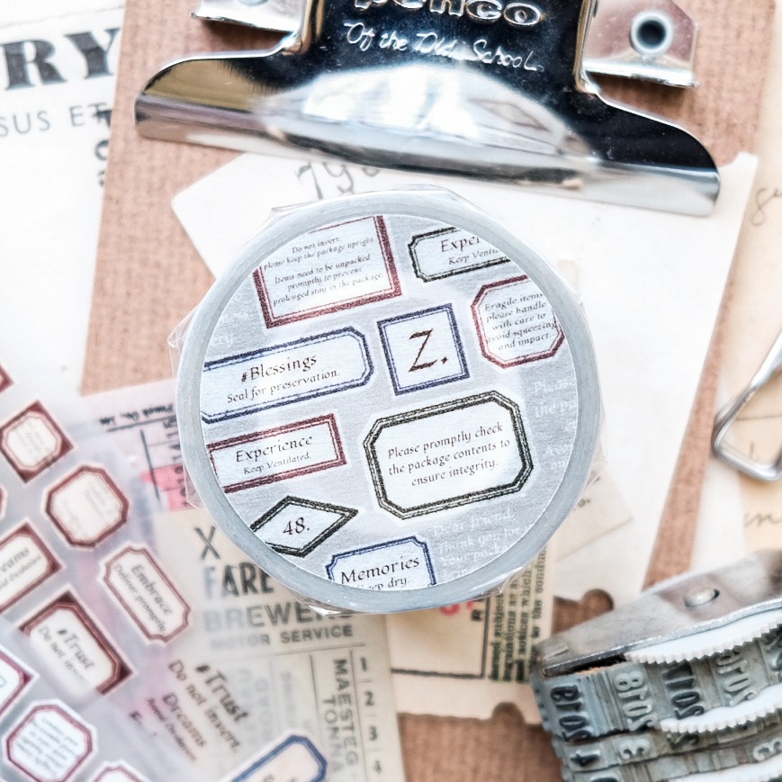 Stationery Instinct Matte PET Tape - Label 2