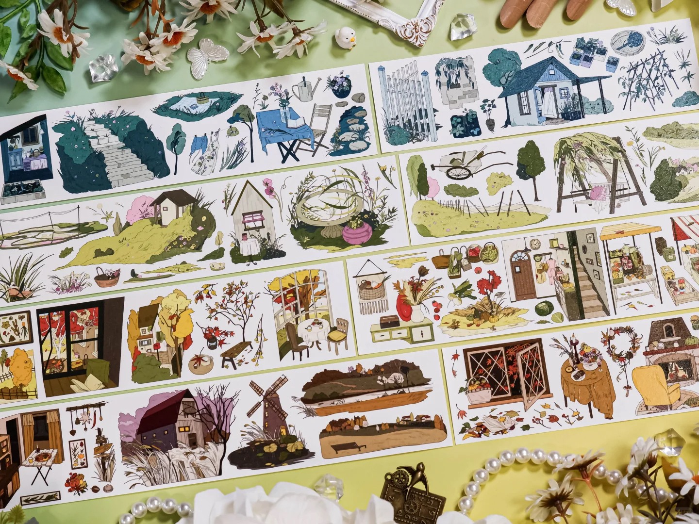 Innocent Boyfriend Washi Tape Sample - May Mugwort