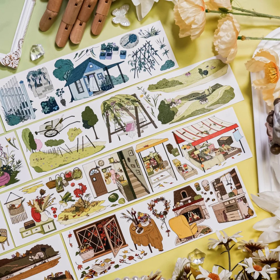 Innocent Boyfriend Washi Tape Sample - May Mugwort