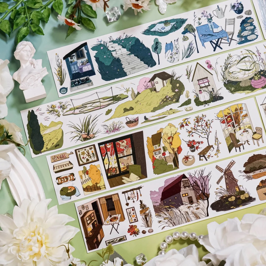 Innocent Boyfriend Washi Tape Sample - May Mugwort