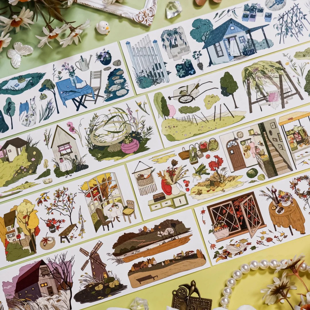 Innocent Boyfriend Washi Tape Sample - May Mugwort