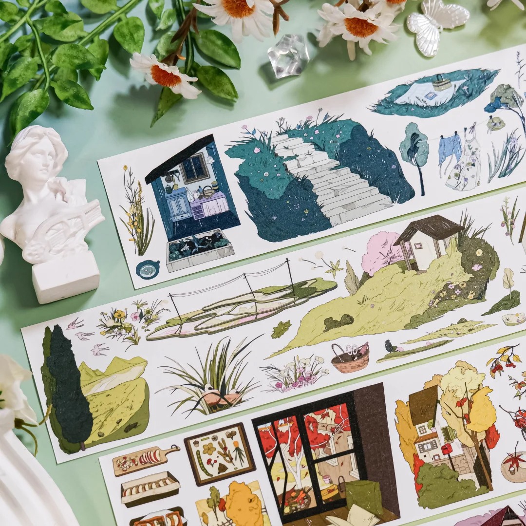 Innocent Boyfriend Washi Tape Sample - May Mugwort