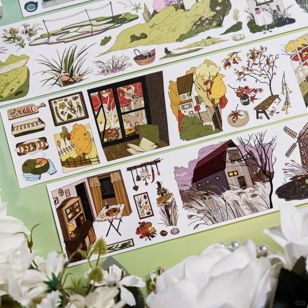 Innocent Boyfriend Washi Tape Sample - May Mugwort