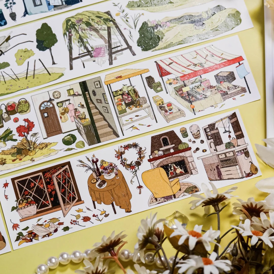 Innocent Boyfriend Washi Tape Sample - May Mugwort