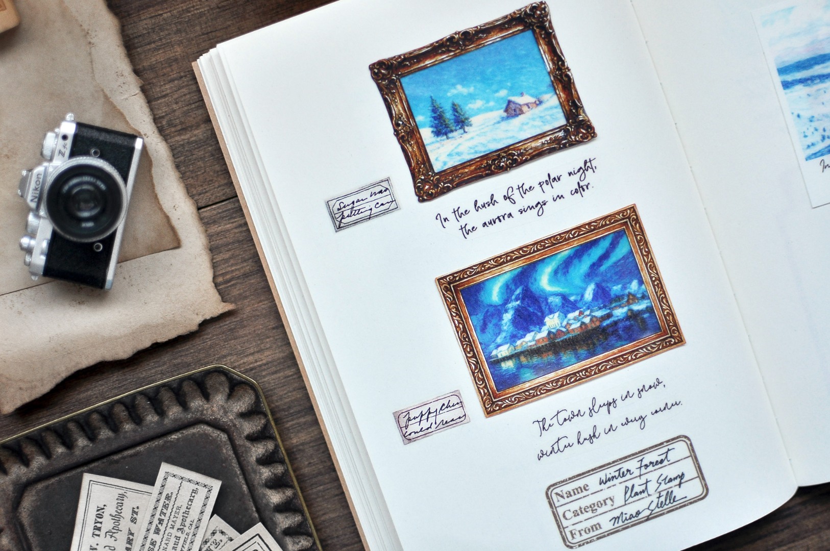 Miaostelle Washi Tape - Winter Travel 2