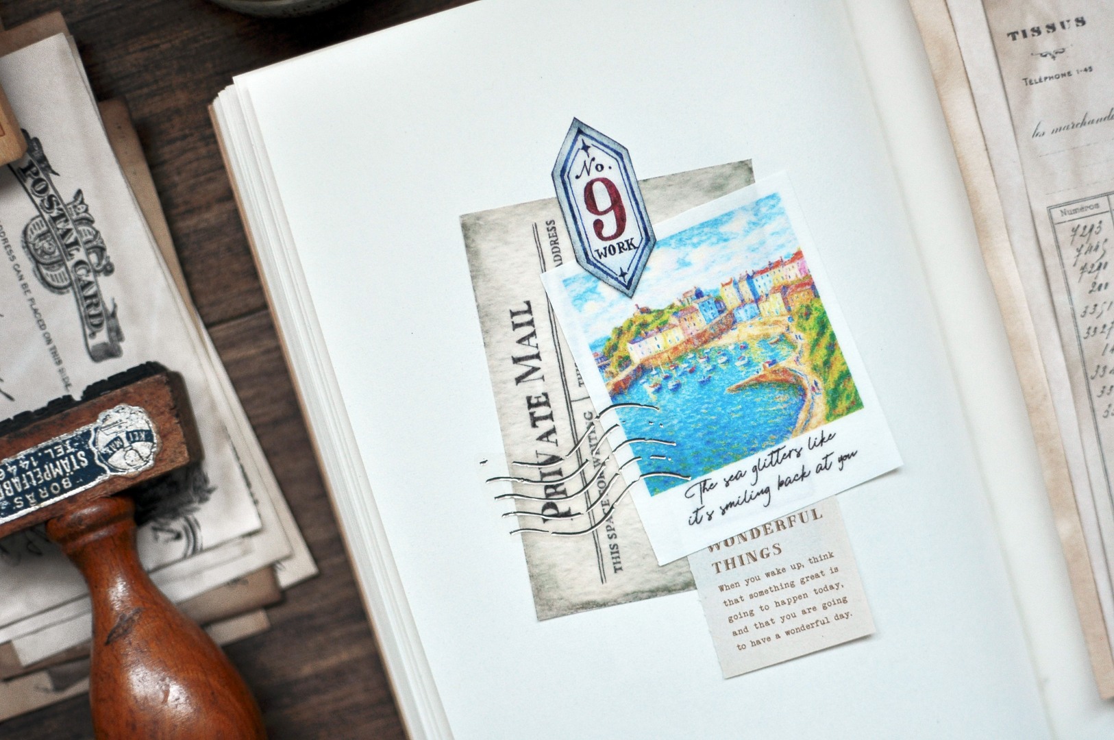 Miaostelle Washi Tape - Vintage Label 5