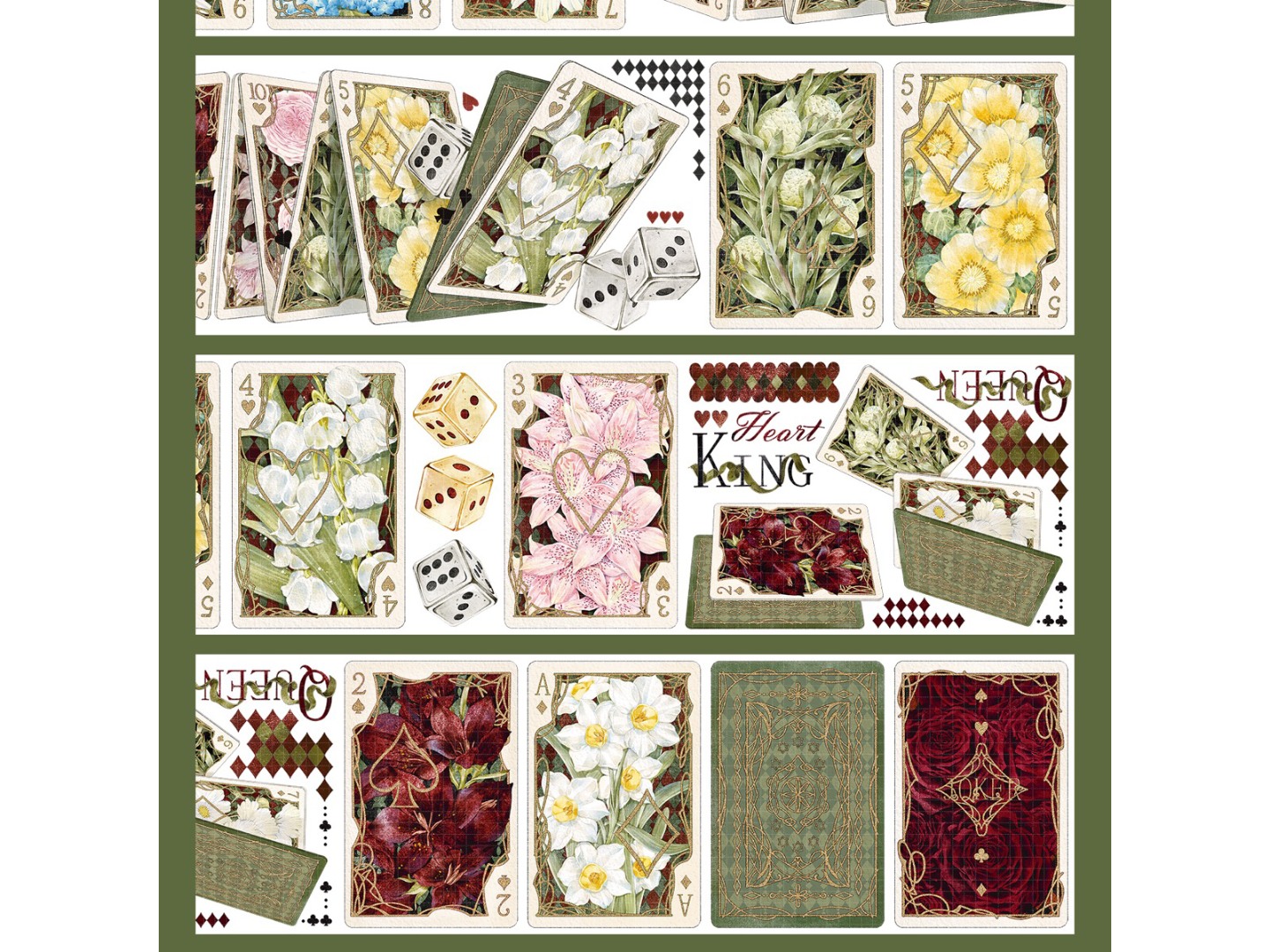 Shine Washi Tape Sample - Chitose