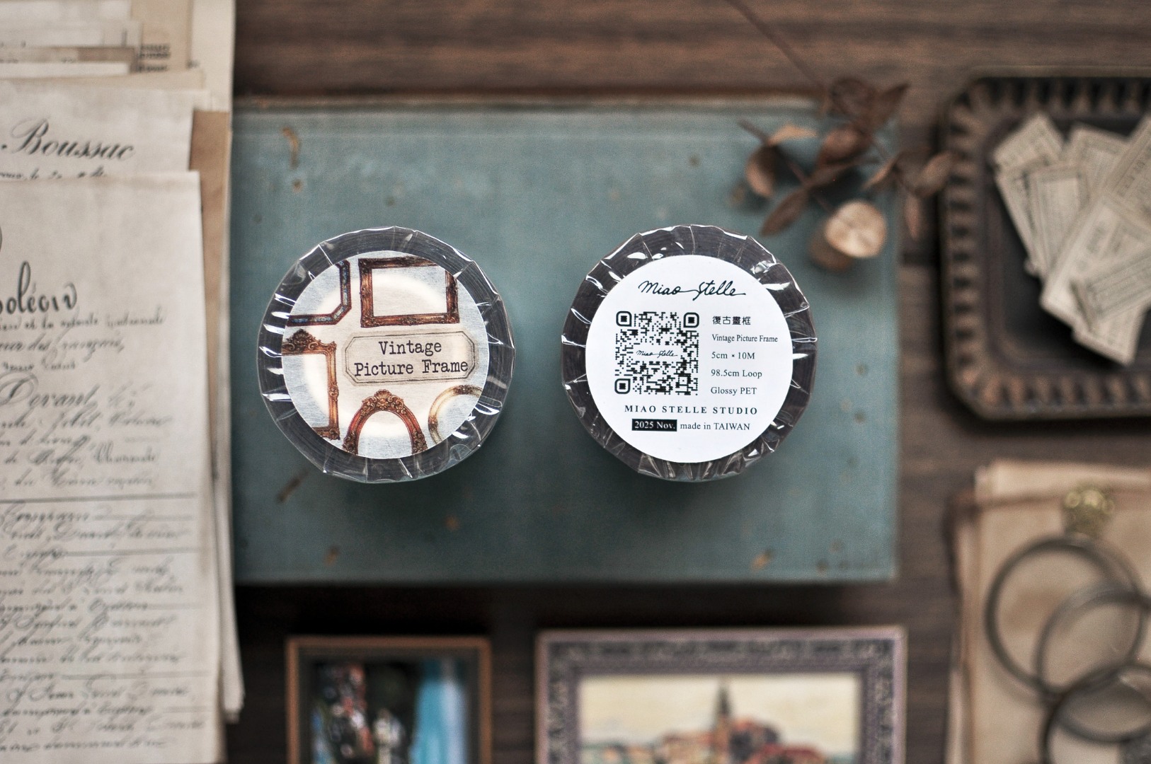 Miaostelle Glossy PET Tape - Vintage Picture Frame