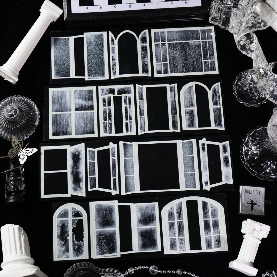 Wines PET Tape Sample - Snow WIndow