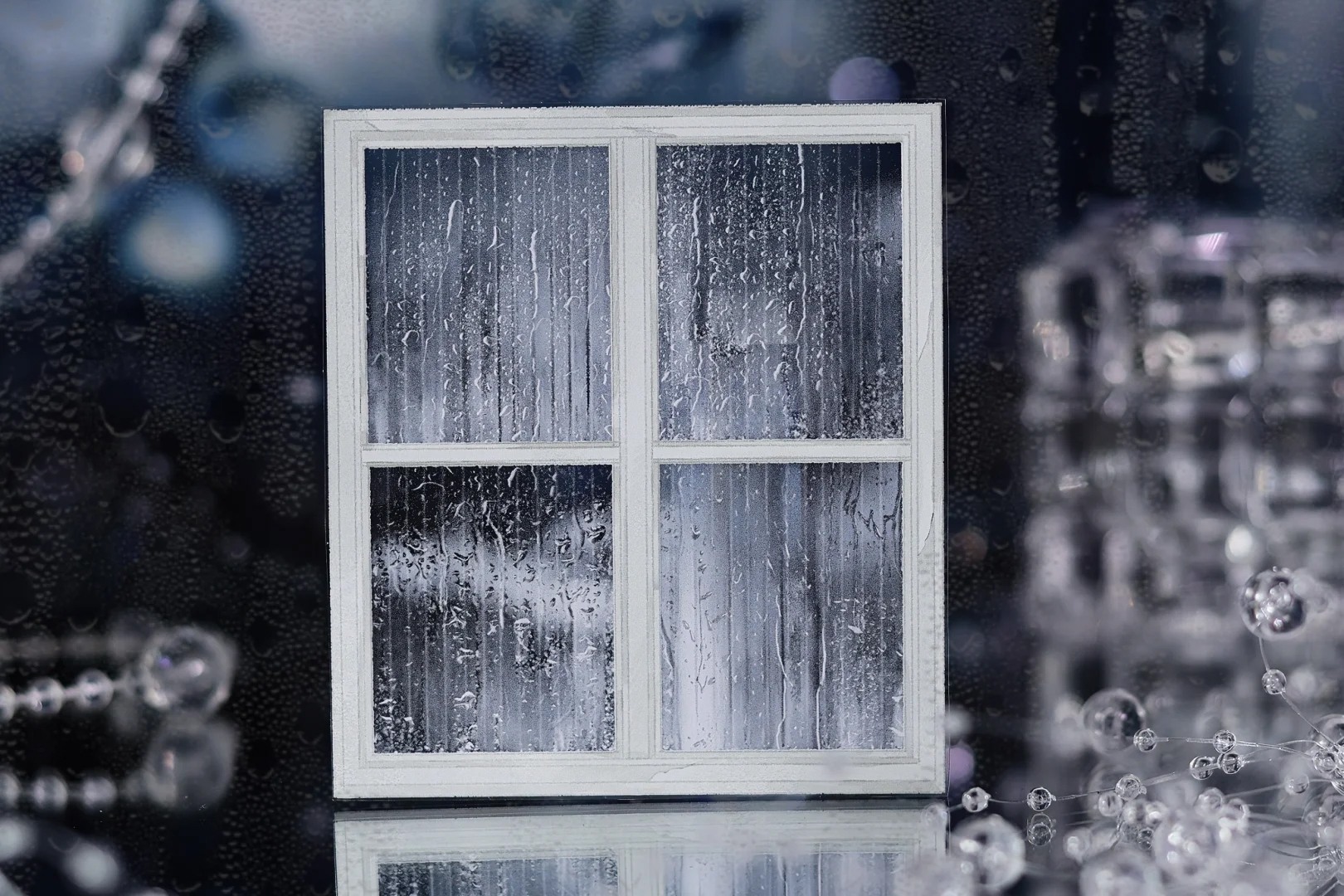 Wines PET Tape Sample - Snow WIndow