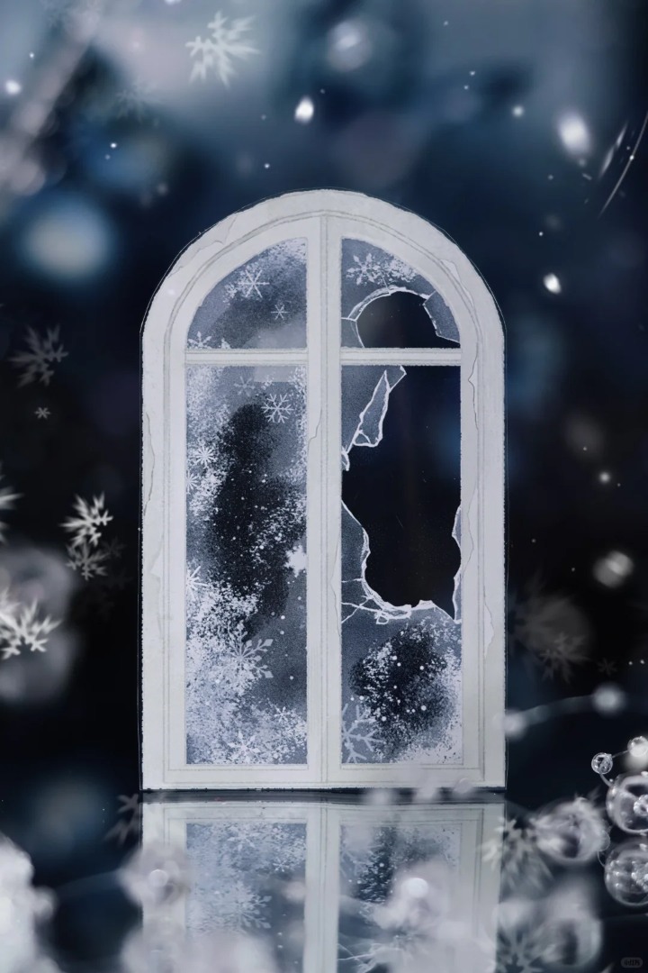 Wines PET Tape Sample - Snow WIndow