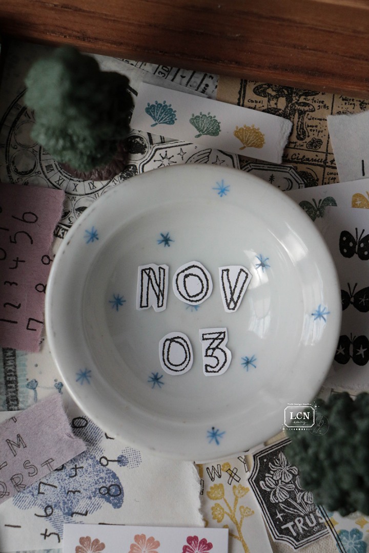 LCN Clear Stamp Set - Hand Drawn Alphabet