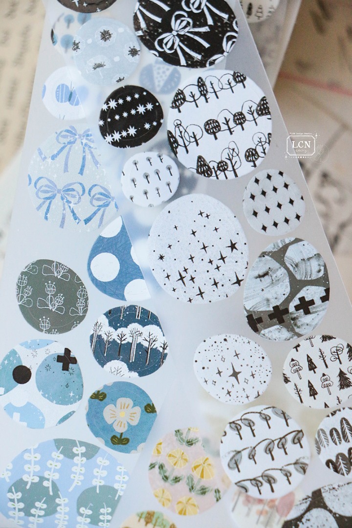 Lin Chia Ning Kiss-Cut PET Tape - Gobblestone