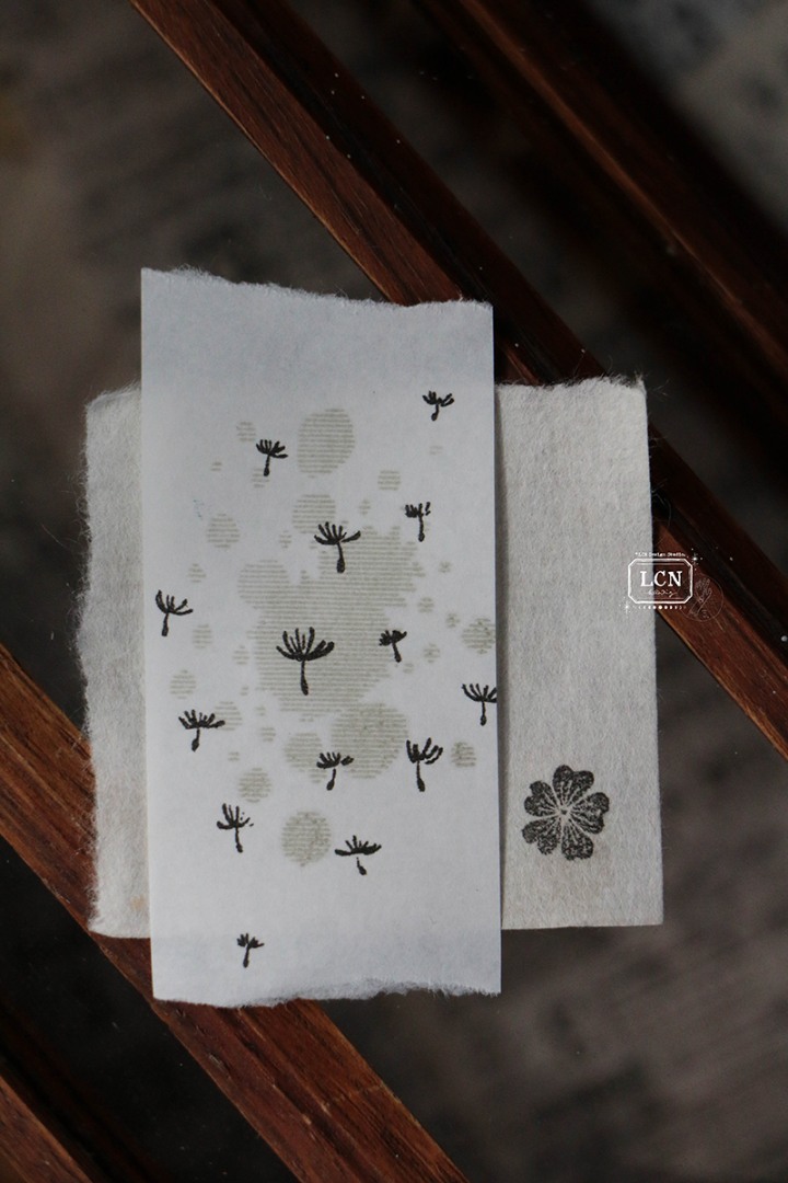 Lin Chia Ning Wooden Rubber Stamp - Dandelion