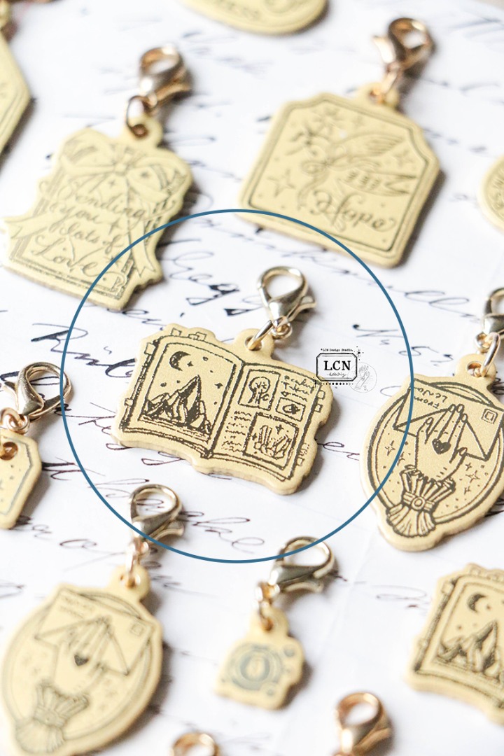 LCN Brass Charm - Journal