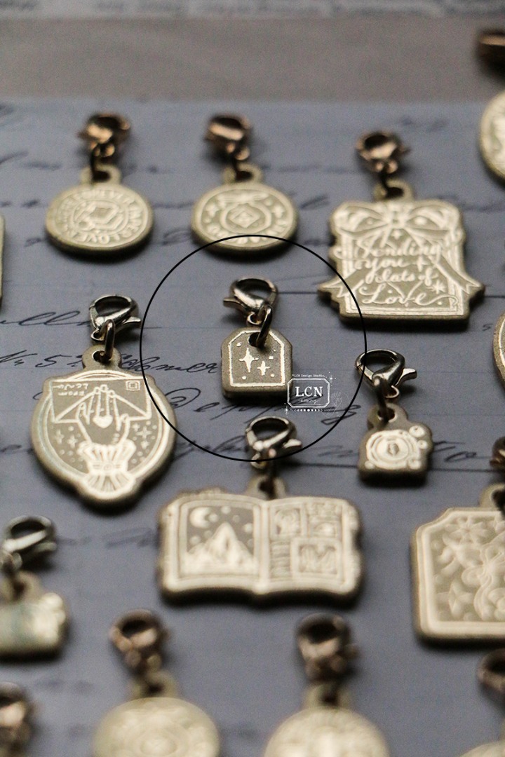 LCN Brass Charm - Mini Tag
