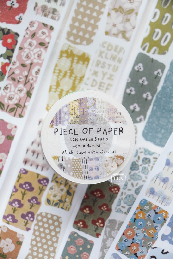 Lin Chia Ning Kiss-Cut Washi Tape - Piece Of Paper