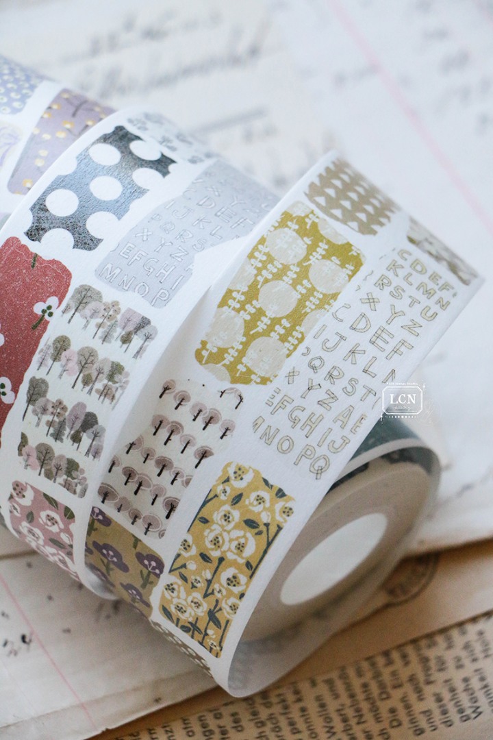 Lin Chia Ning Kiss-Cut Washi Tape - Piece Of Paper