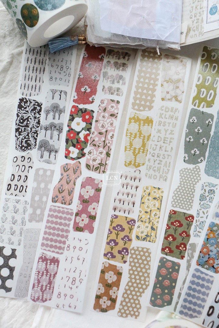 Lin Chia Ning Kiss-Cut Washi Tape - Piece Of Paper