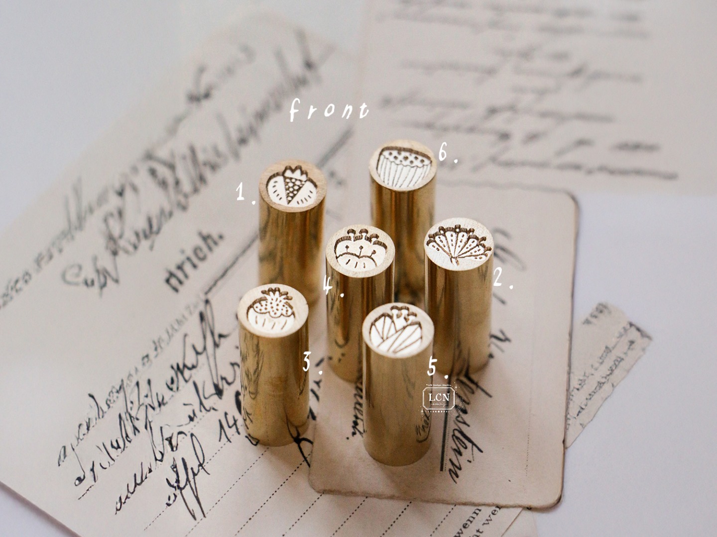 LCN Mini Wax Seal Stamp - Wagashi 4