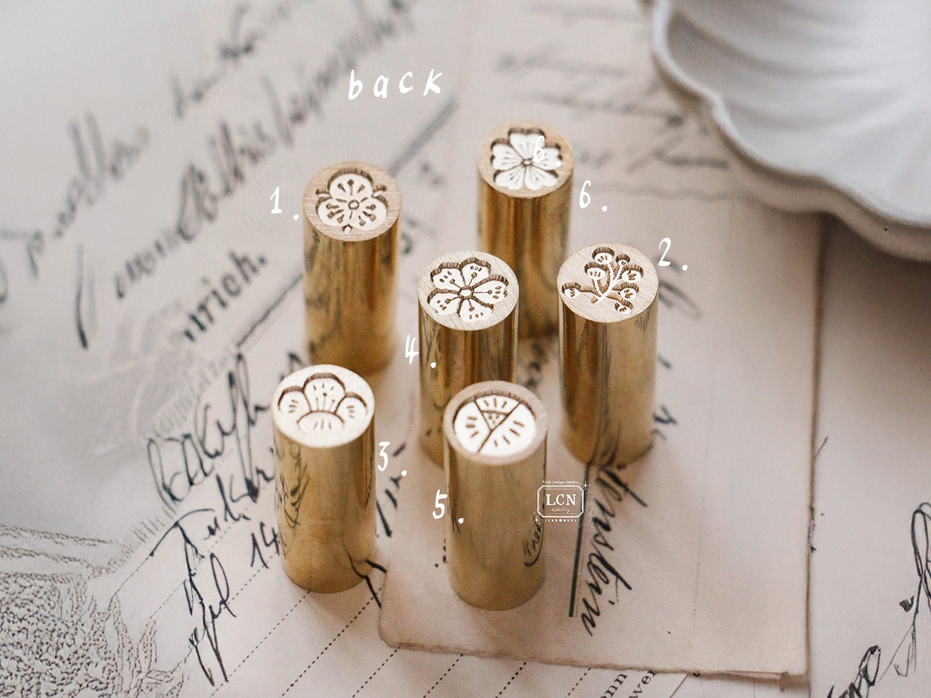 LCN Mini Wax Seal Stamp - Wagashi 4