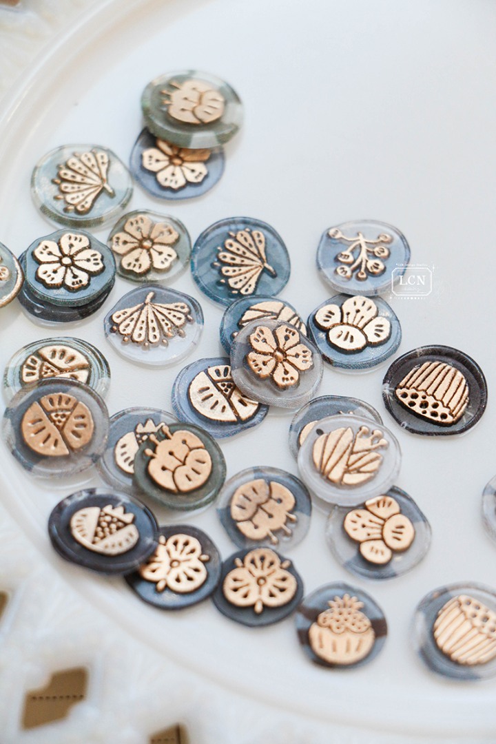 LCN Mini Wax Seal Stamp - Wagashi 4