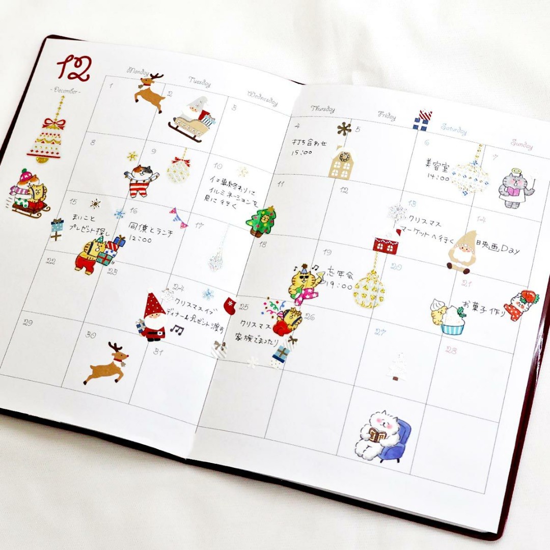 Mindwave Goro Goro Nyansuke Stickers 82465 – Christmas Together