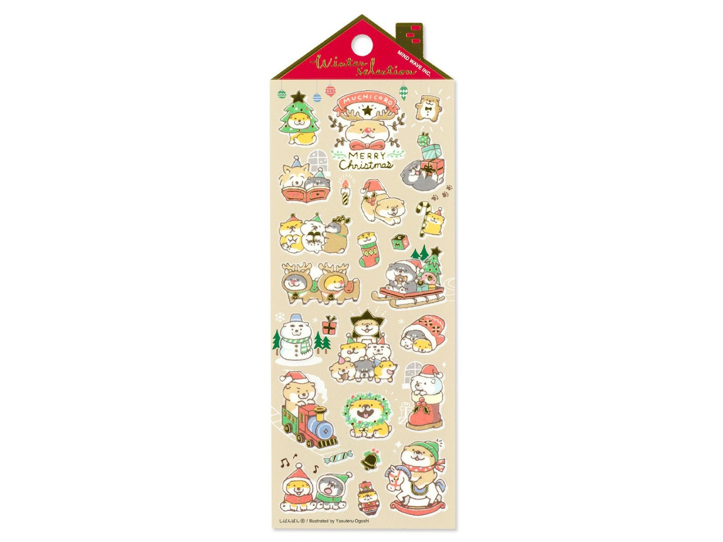 Mindwave Shibanban Stickers 82467 – Muchikoro Christmas