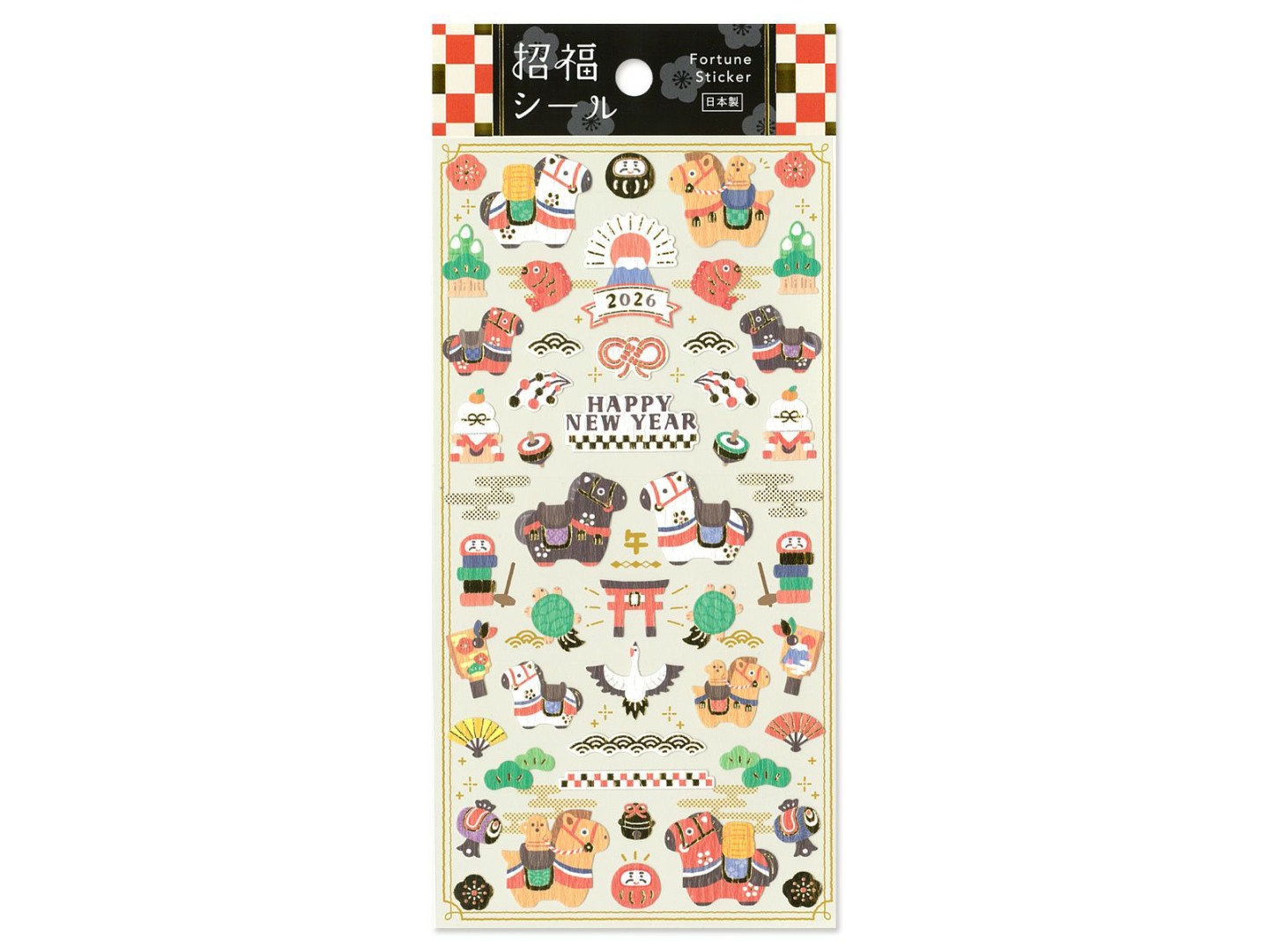 Mindwave New Year 2026 Stickers 82491 – Horse Zodiac 4