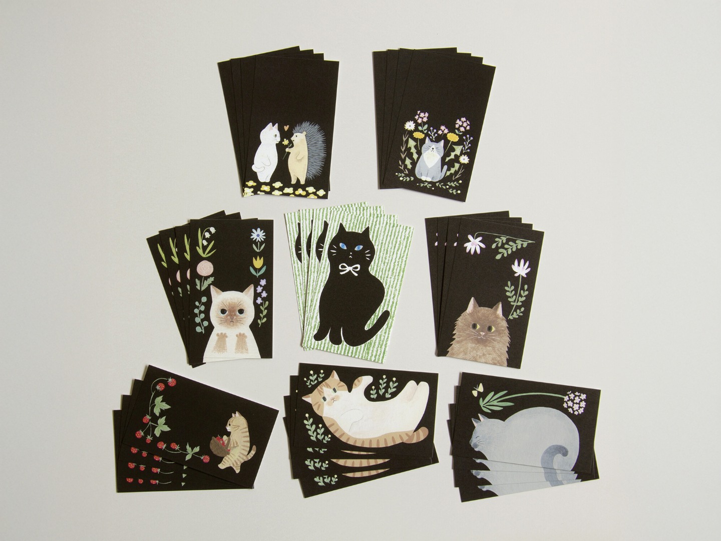4Legs Notecard Set - Black Cat