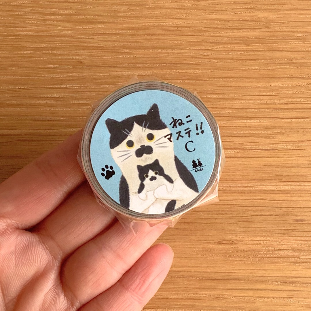4Legs Washi Tape With Cats - C