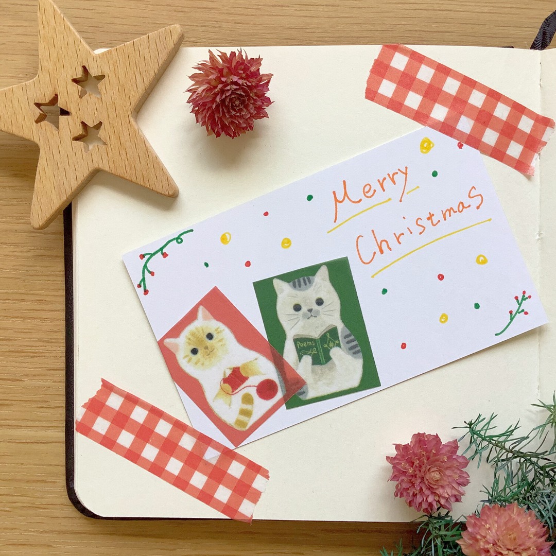 4Legs Washi Tape With Cats - C