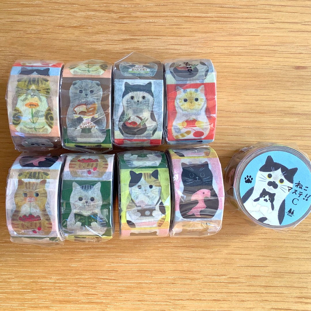 4Legs Washi Tape With Cats - C