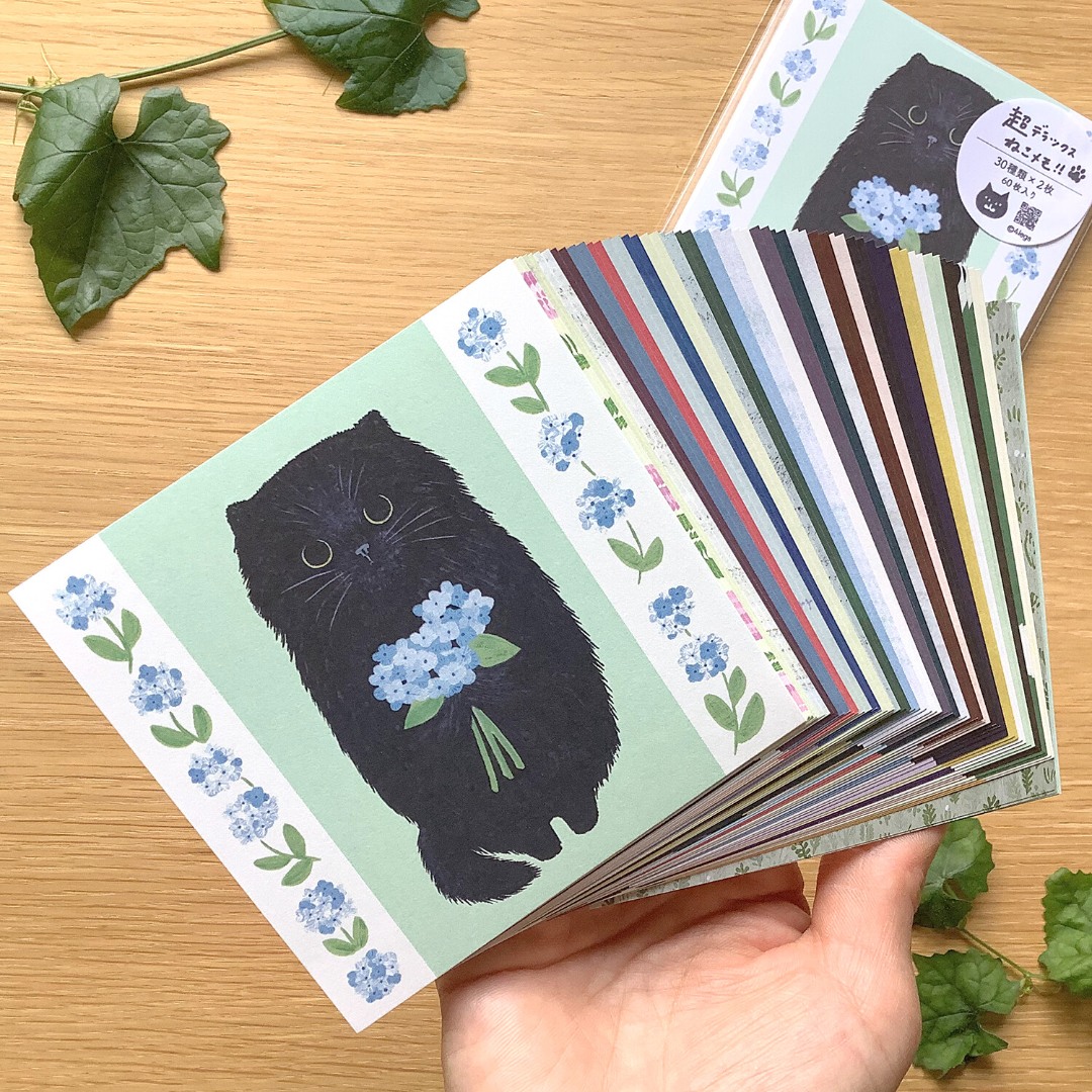 4Legs Notepaper Set - 30 Different Cats