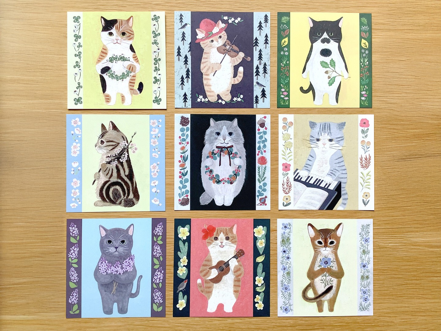 4Legs Notepaper Set - 30 Different Cats