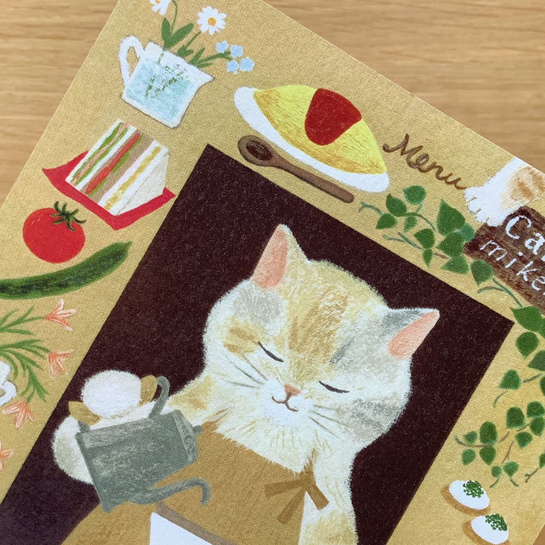 4Legs Postcard - Cat Cafe