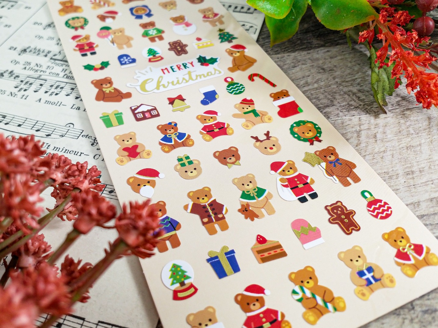 Mindwave Winter Stickers 82475 - Christmas Bear