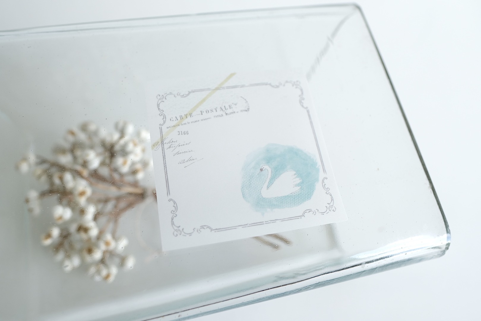 Yohaku Sticky Notes M-192 - Swan