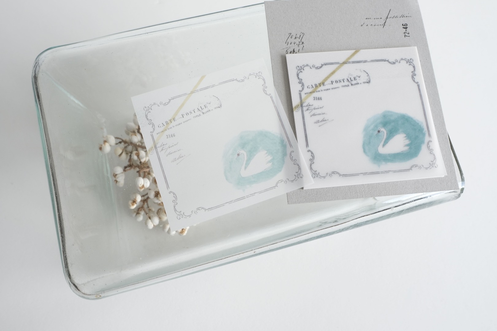 Yohaku Sticky Notes M-192 - Swan