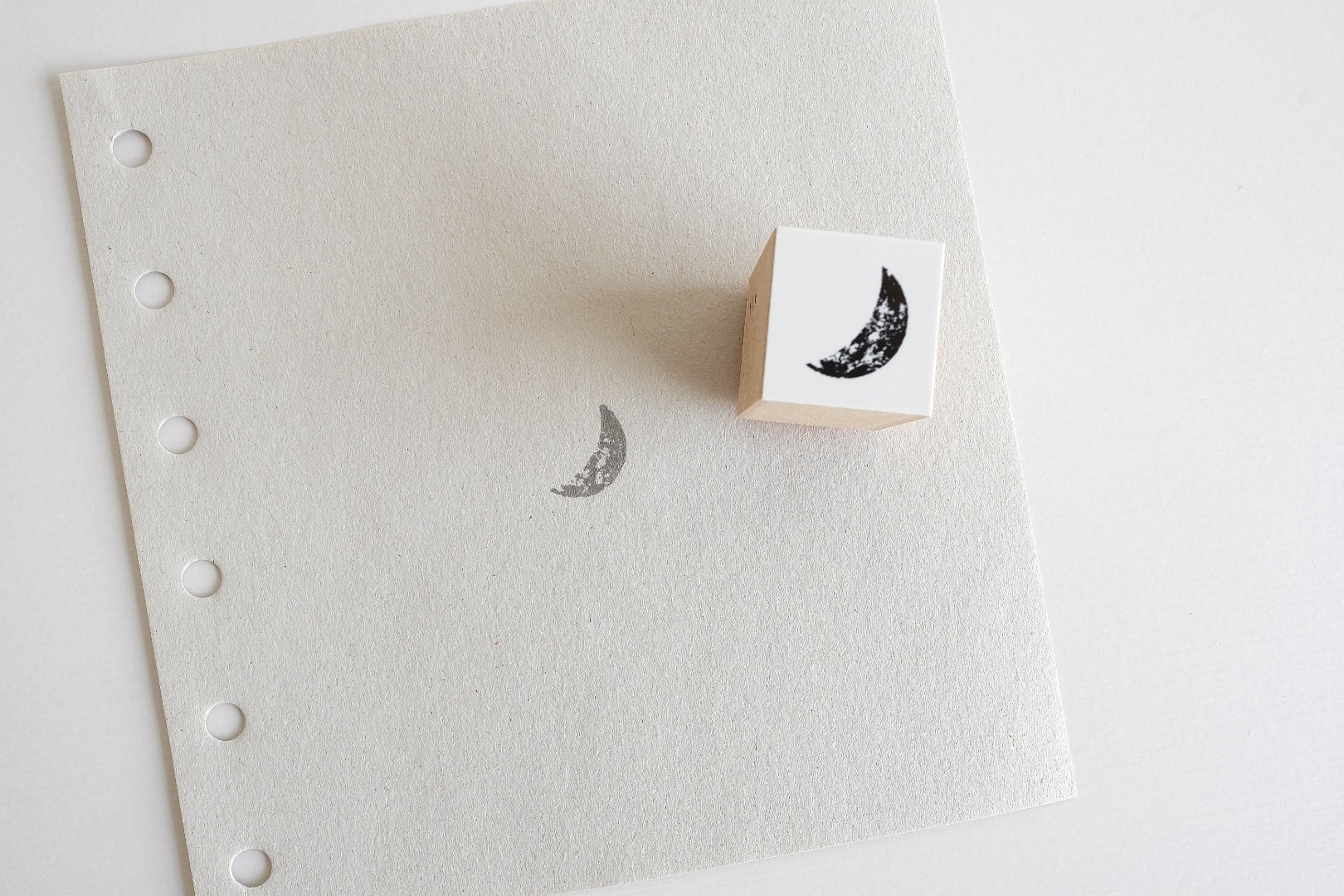 Yohaku Rubber Stamp S-120 - Tsuki 2