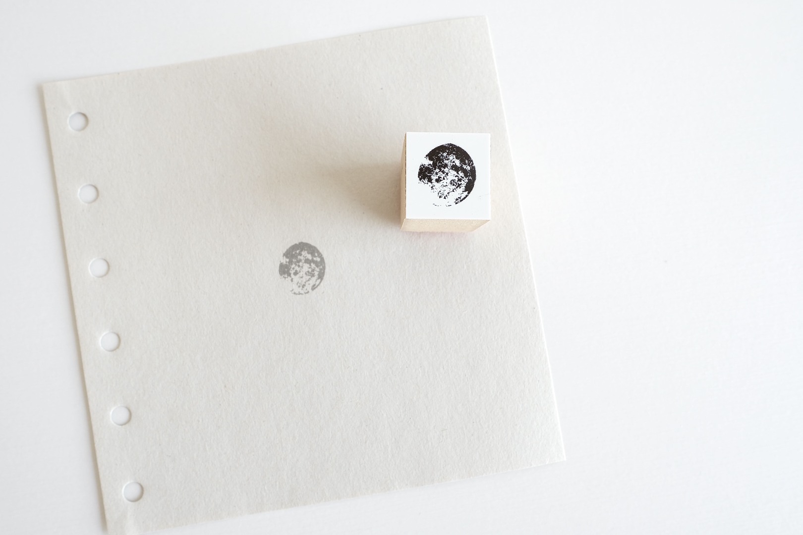 Yohaku Rubber Stamp S-119 - Tsuki 1