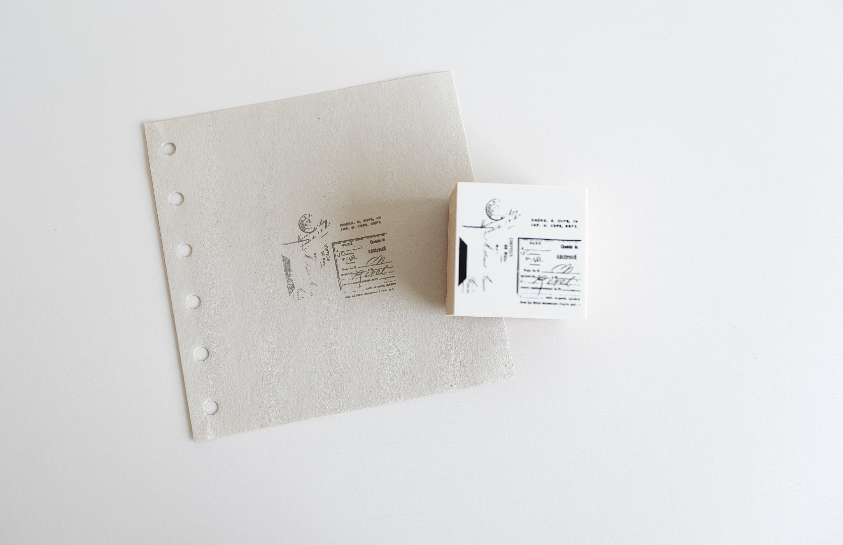 Yohaku Rubber Stamp S-115 - Hoshimeguri