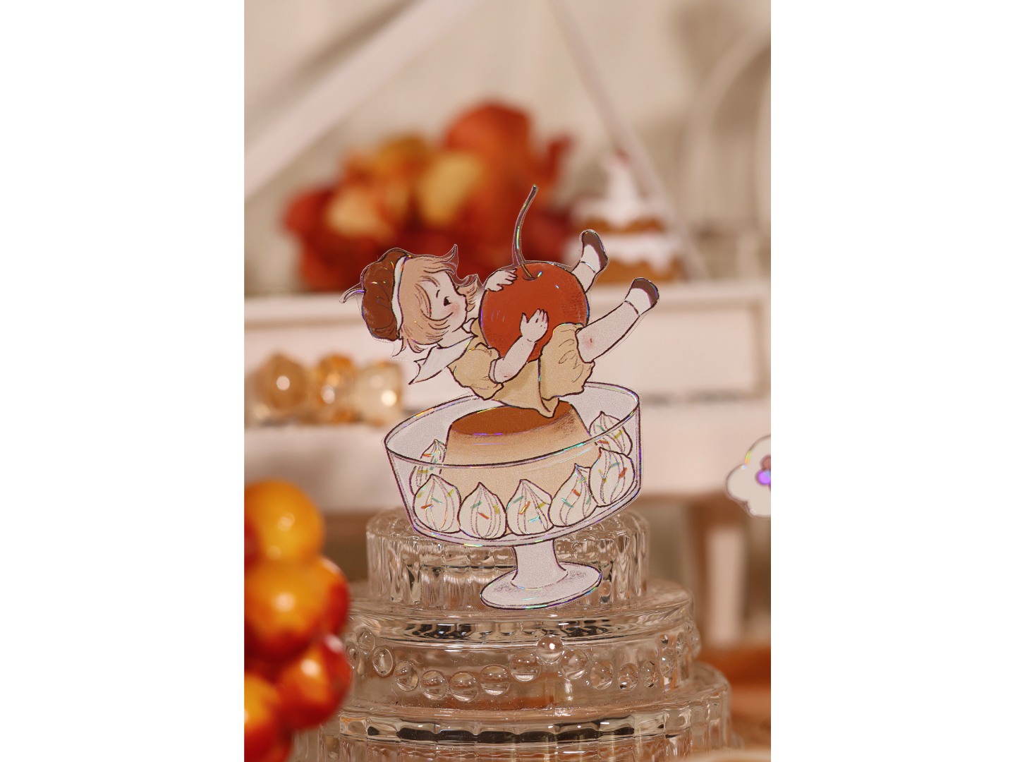 Shine PET Tape Sample - Caramel Squad