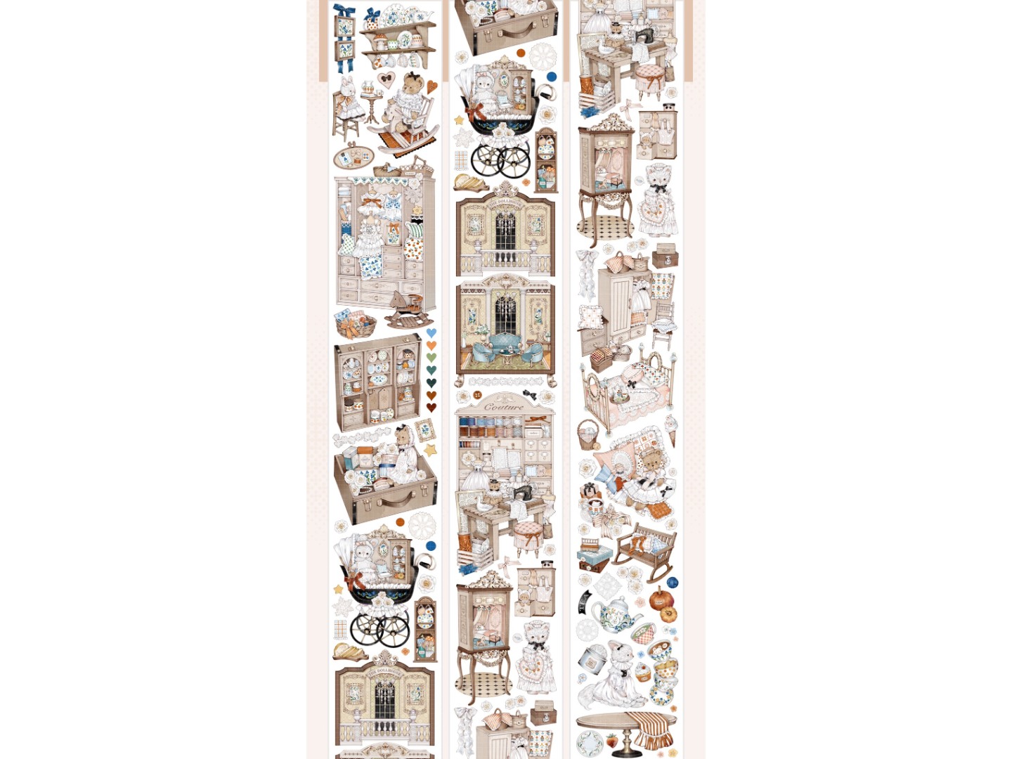 Shine Washi Tape Sample - Canelé Dollhouse