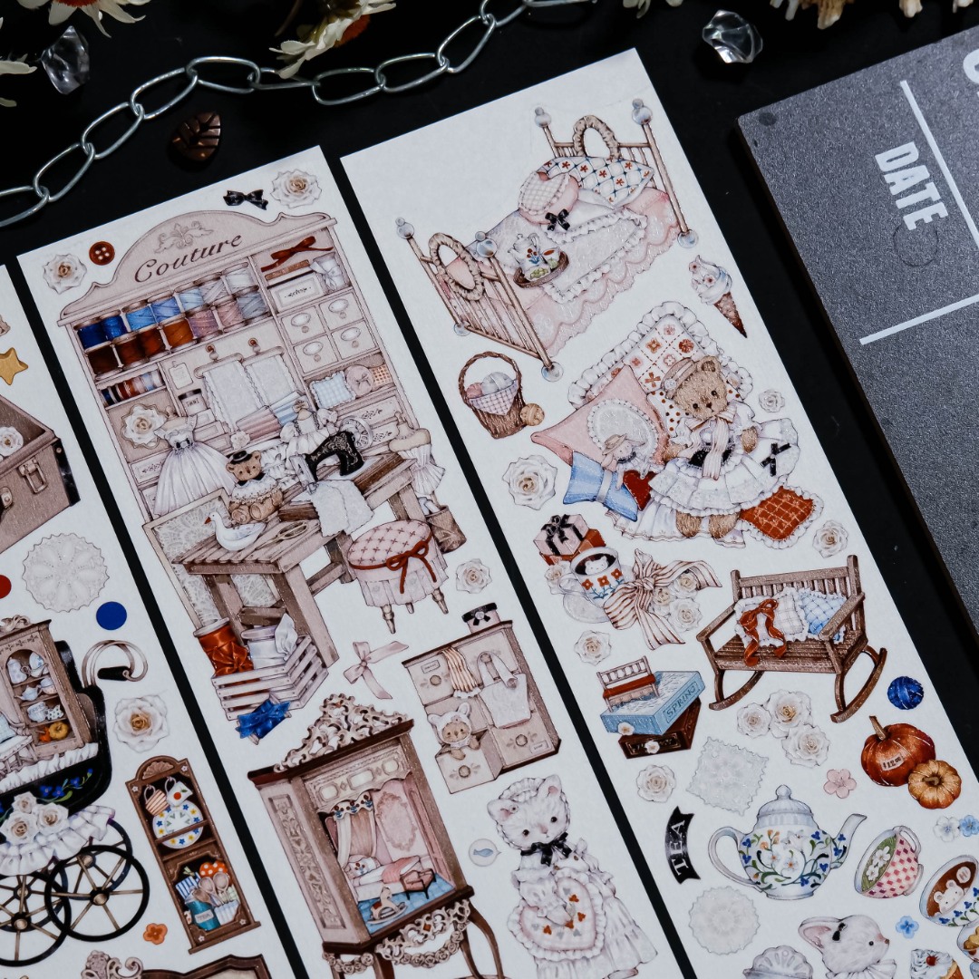 Shine Washi Tape Sample - Canelé Dollhouse